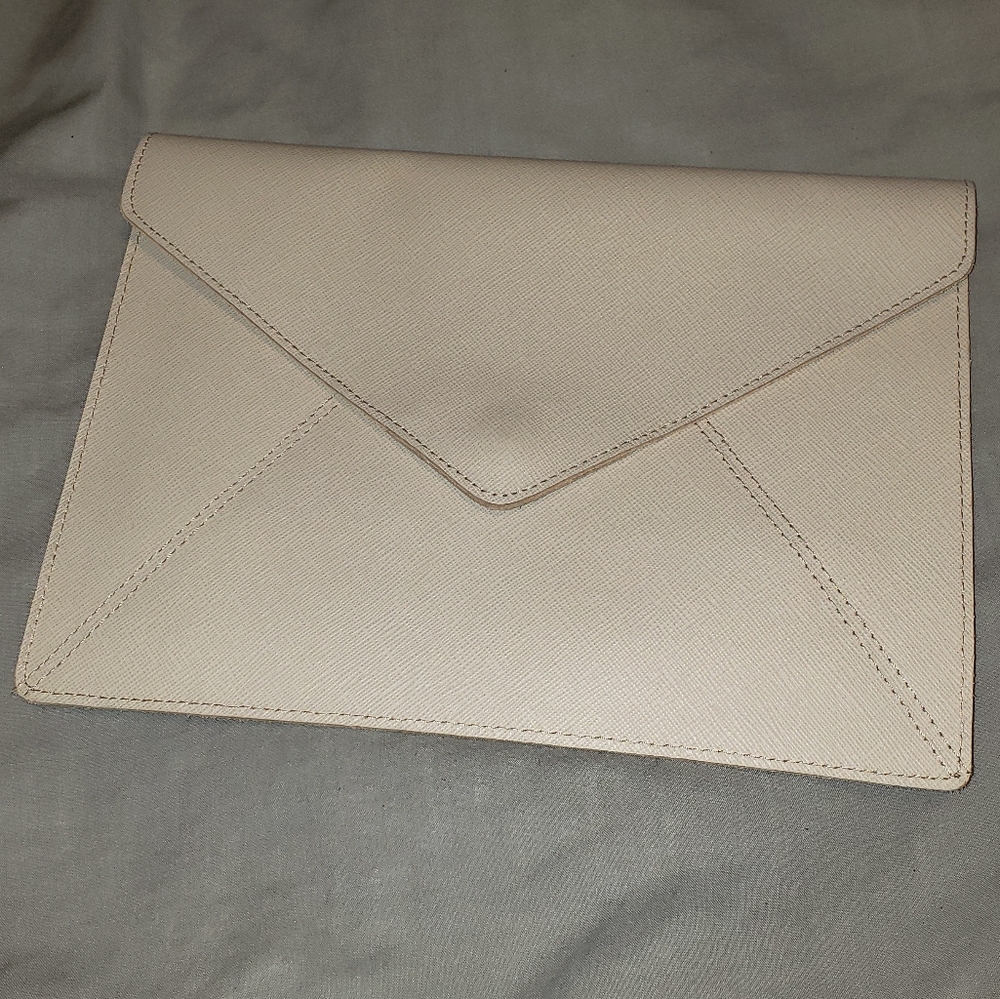 Cream Envelope Clutch